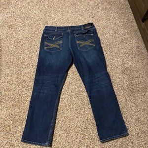 Rock & Republic Dark Blue Jeans Straight Leg